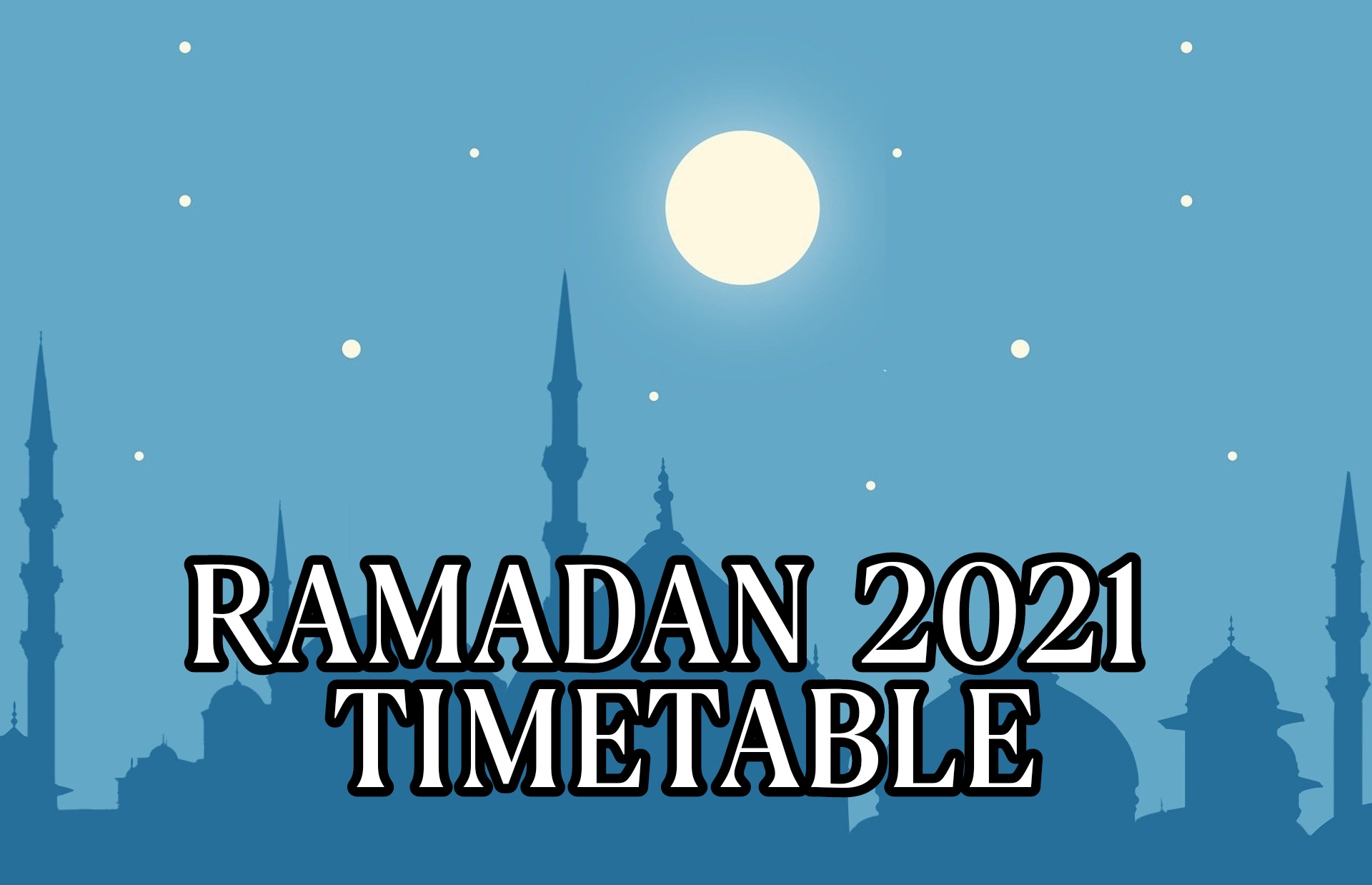 Ramzan 2021 Timetable India